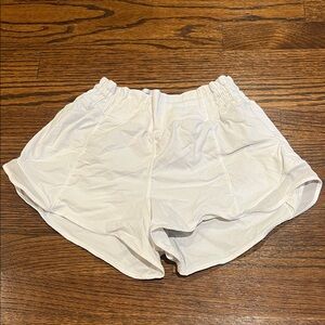 Lululemon Hotty Hot White Women's Athletic Shorts